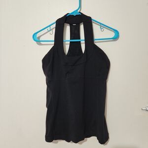 Lululemon Sports Top Size S/M Black Stretch Removable Pads